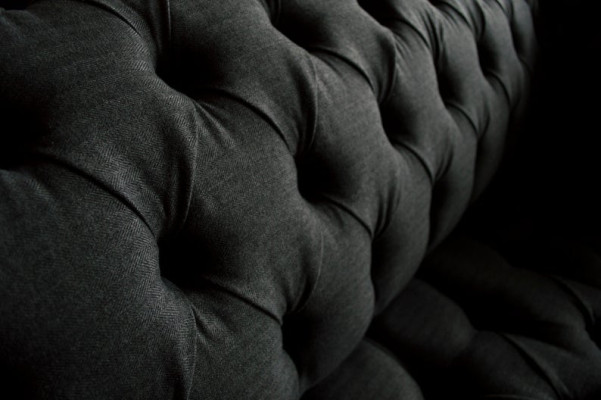 Chesterfield tekstila dīvāns 2-vietīgs luksusa dīvāns mēbelēts dīvāns dizaina auduma dīvāns
