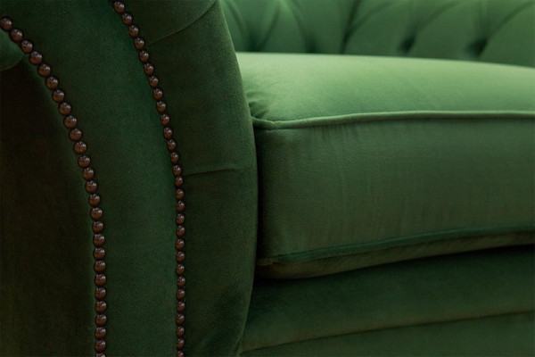 Chesterfield dizaina dīvāns krēsls dīvāns polster luksusa audums dīvāni 1 vieta #102