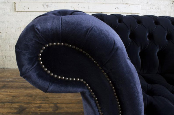 Chesterfield dizaina dīvāns krēsls dīvāns čalvēks luksusa klasiska tekstila dīvāns.