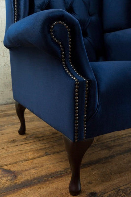 Chesterfield ausbeduši krēsls, krēsls 1 vieta polster couch sofa atpūtas televizors jauns #1