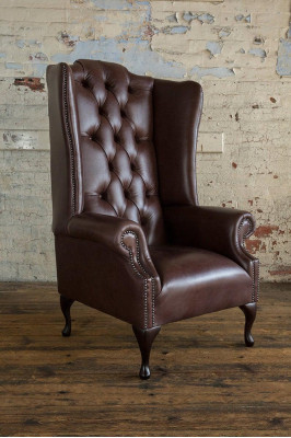 Chesterfield auskariņa krēsls Polster Sofas Klasiskais augstākās klases krēsls #130