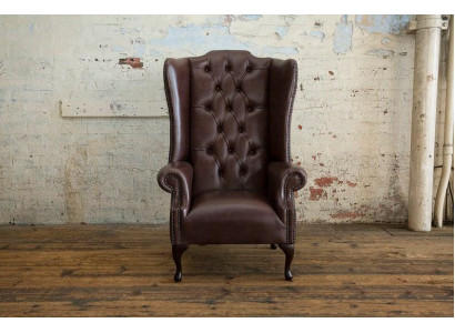Chesterfield auskariņa krēsls Polster Sofas Klasiskais augstākās klases krēsls #130