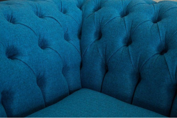 Chesterfield dizaina dīvāns krēsla dīvāns polster tekstila dīvāni sēdekļi ausu krēsls