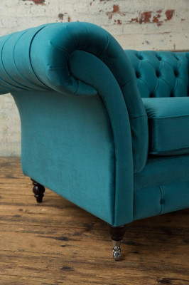 Chesterfield krēsla televīzijas dīvāns 1-vietīgs dīvāns tekstila auduma dīvāni polsteris 136