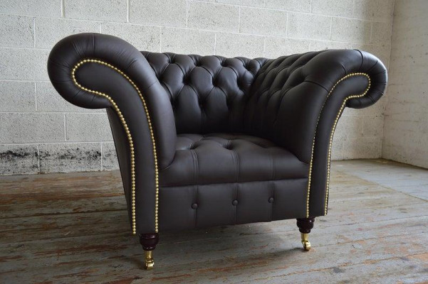 Chesterfield dizaina dīvāns krēsla dīvāns polsters luksusa audums 1 sēdētājs #211