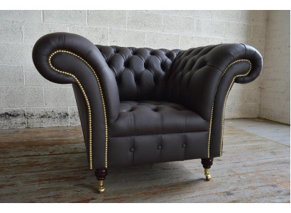 Chesterfield dizaina dīvāns krēsla dīvāns polsters luksusa audums 1 sēdētājs #211