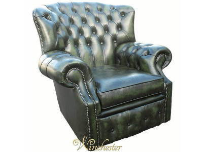 Chesterfield Cilpas Krēsls 1 Vieta Dizainera Ādas Auduma Pie TV Apgalvotājs Jauns