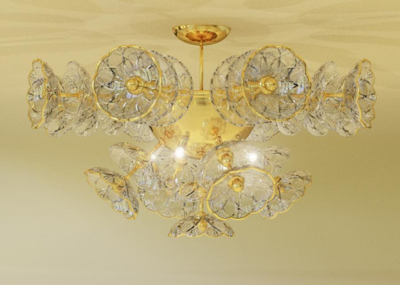 Dizaina Lustrs Bohēmijas Gaisma Zelta Kristāls Lampa Lampas Gaismas Plafons