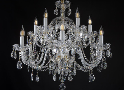 Bohēmijas lustes kristāla kronšķis lampa gaismai griestu lampa uz karājus.
