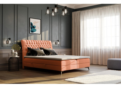 Chesterfield divguļamais gultas dizains Sammats tipa gultas Polster Kasten Funktion Hotel.