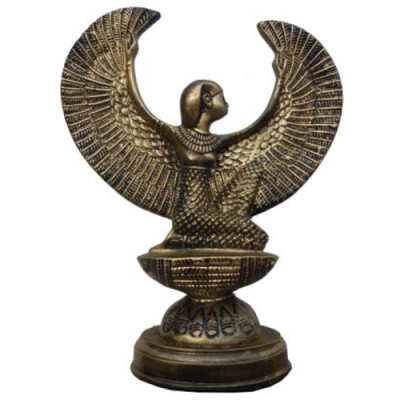 Ēģiptes skulptūra dieviete Isis Figūra Statuja Figūras Statujas Antīkais Stils 38cm Jauna