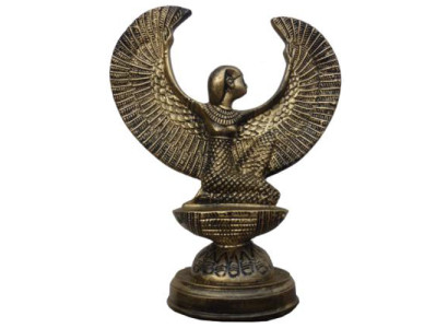 Ēģiptes skulptūra dieviete Isis Figūra Statuja Figūras Statujas Antīkais Stils 38cm Jauna