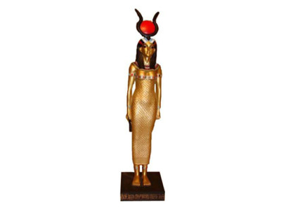 Ēģiptes skulptūra dieviete Isis Figūras Statuja Statuas Antīkā Stila 33cm Jauna