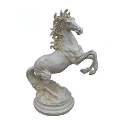 Skulptūra Pegasa zirgs Abstrakta vara krāsas smalkmākslas statuja dekoram 64 cm