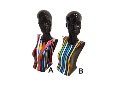 Abstrakta skulptūra Sieviete biuste 58 cm stila statuja skulptūra figūras dzīvojamā istabā
