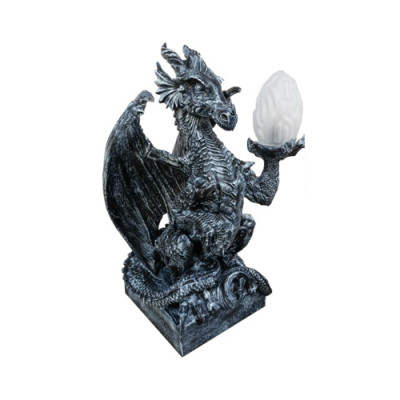 Dekoratīvā figura LAMPE Drāgons Statuja Skulptūra 75cm Figūras Skulptūras Jauns WG2020 N2