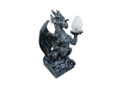 Dekoratīvā figura LAMPE Drāgons Statuja Skulptūra 75cm Figūras Skulptūras Jauns WG2020 N2