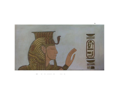Attēls Deko Ēģiptes statuja skulptūra 72 x 50 cm figūras statujas skulptūras Jauns O11