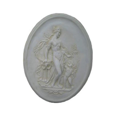 Antīkais attēls Reljefs Figūra Statuja Skulptūra 80 x 65 cm Figūras Statujas Skulptūras O2