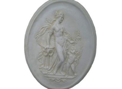 Antīkais attēls Reljefs Figūra Statuja Skulptūra 80 x 65 cm Figūras Statujas Skulptūras O2