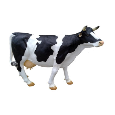 Statuja govis lauku dekore dekorācijai, lauksaimniecības dēkli dārzam, jauna lielformāta 210 cm liela lopu skulptūra.