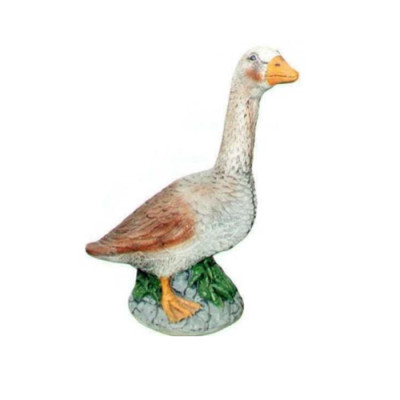 Dekoratīvs zoss dārza figūra statujas 44cm lielums, plastmasas jauna