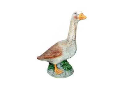 Dekoratīvs zoss dārza figūra statujas 44cm lielums, plastmasas jauna