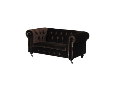 jvmoebel ® - Ādas dīvāns Kanapē Royal Brown Pūrs Zweisitzer Kanapés Gornitūra Jauns