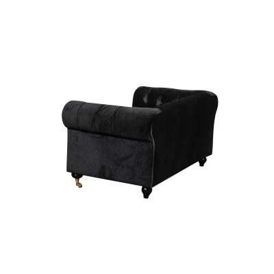 Chesterfield 2 divvietīgs Klasiskais luksusa baroks rokoko dīvāns ar auduma un ādas segumu