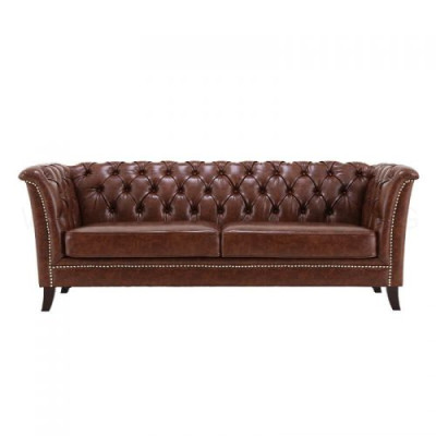 Chesterfield ādas ārdurvis dizains dīvāns luksusa dīvāns klasiskais dīvāns 2 vietu jauns