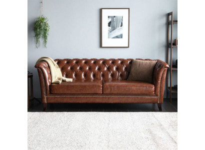 Chesterfield ādas ārdurvis dizains dīvāns luksusa dīvāns klasiskais dīvāns 2 vietu jauns