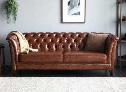 Chesterfield ādas ārdurvis dizains dīvāns luksusa dīvāns klasiskais dīvāns 2 vietu jauns