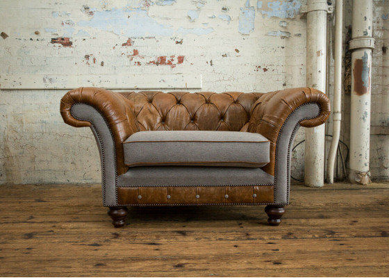 Česterfīldas dizaina auduma dīvāns krēsliņš 1,5-vietīgs mīkstie dīvāni lounga klubs jauns