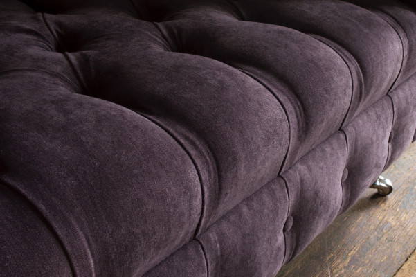 Chesterfield krēsla dīvāns klājs dīvāns dīvāni 1,5 sēdvietas vienvietīgs lilas audums
