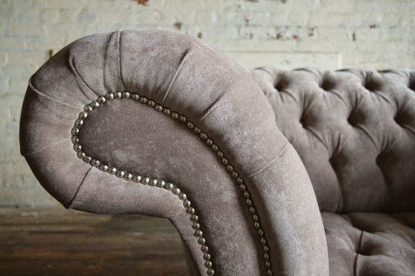 Chesterfield krēsls televizora dīvāns 1-vietīgs dīvāns auduma apdare Jauns audums dīvāni