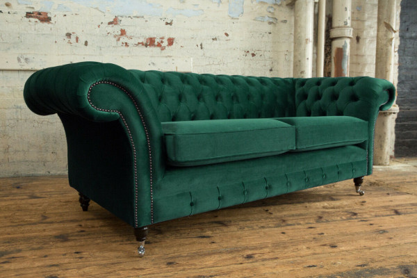 Chesterfield dīvāns 3-vietīgs auduma, ādas dīvāns, dīvāni, dīvāns sofa