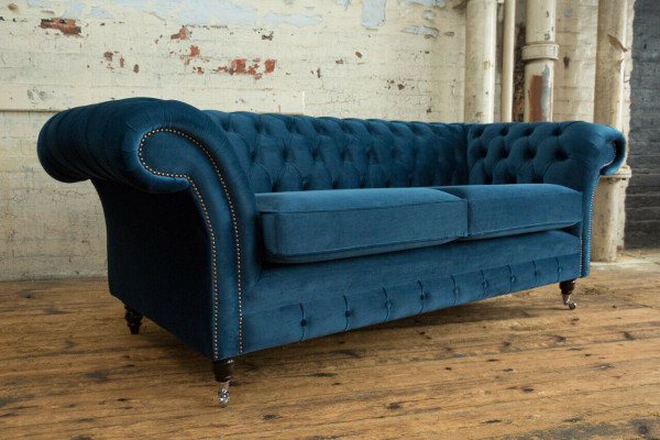Chesterfield dīvāns 3-vietīgs auduma, ādas dīvāns, dīvāni, dīvāns sofa