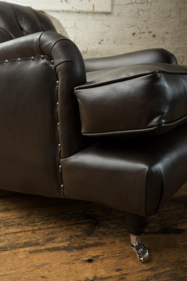 Chesterfield dizaina dīvāns krēsla dīvāns apdares luksusa tekstila dīvāni 1-vietas #299