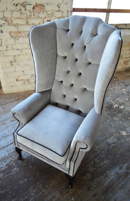 Chesterfield krēsls Kanapē Dīvāns Krēsls Televīzijas telpa Ar atpūtu Dizainera dzīvojamā istaba.