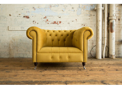 Chesterfield dizaina dīvāns krēsls dīvāns apjomu tekstila dīvāni 1 sēdekli #376