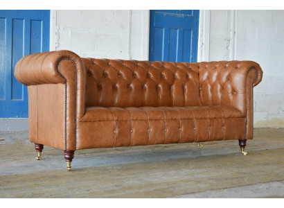 Chesterfield Trīsvietīgs Dīvāns Ar Polsterējumu, Dizaina Dīvāni Dāvinātāji Ledera Dīvāns, atjaunināts.