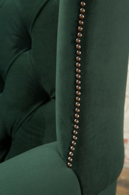 Chesterfield auskara krēsla krēsls 1-vietīgs polsteris dīvāns sofa atpūtas televīzijas audums
