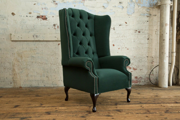 Chesterfield auskara krēsla krēsls 1-vietīgs polsteris dīvāns sofa atpūtas televīzijas audums
