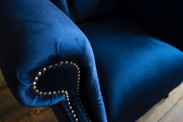 Chesterfield ausplūde krēsls dīvāns atpūta polsteris dizains dīvāni Royal Blue