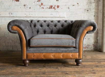 Vienvietīgais krēsls Televīzijas kluba dīvāns Dīvāns Chesterfield oriģinālās Anglijas mēbeles jaunais