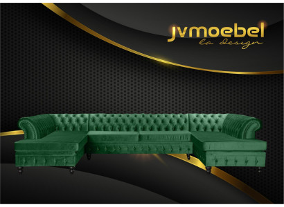Chesterfield dzīvojamā istaba dīvāns platība xxl sofa dīvāni apdare stūris samts