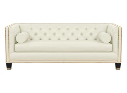 Beis Chesterfield Sofa Mēbeles ādas dzīvojamā istaba Moderns dizains Dīvāni Jauni