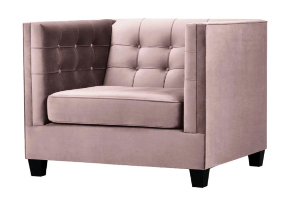 Krēsls Chesterfield audums audums radoša mēbeļu jauna moderna dzīvojamā istaba lilla