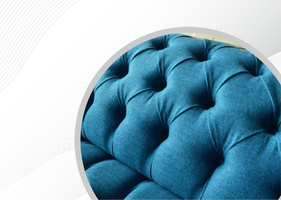 Zila xxl Big Sofa Couch Chesterfield 265cm Polster Sofas 4 Sitzer Samt tekstils