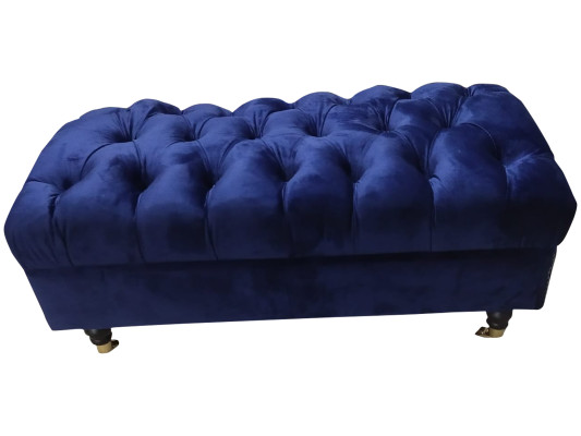Luksusa kāpņu soliņa dizains "Chesterfield" Relaksējošs kāpņu solis Moderns sēdekļa kājas atbalsts